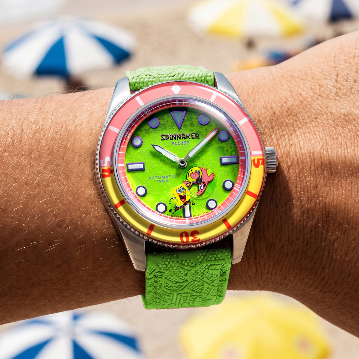 Spinnaker Fleuss Automatic SpongeBob SquarePants Shell Mates – Patrick Green (Limited Edition) – image 2