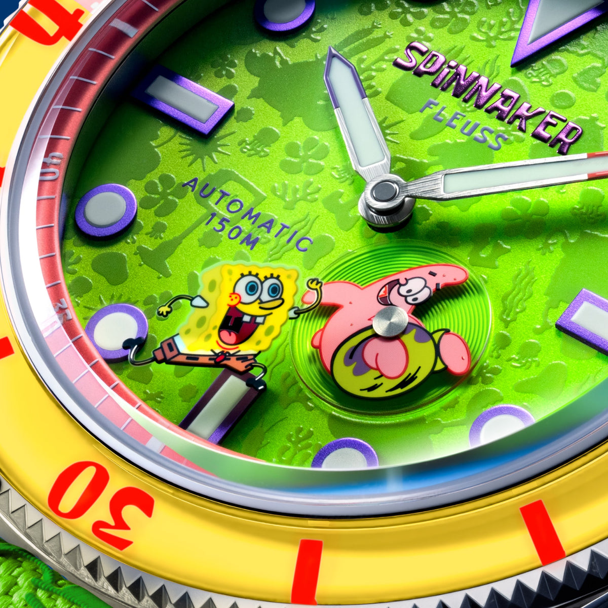 Spinnaker Fleuss Automatic SpongeBob SquarePants Shell Mates – Patrick Green (Limited Edition) – image 4