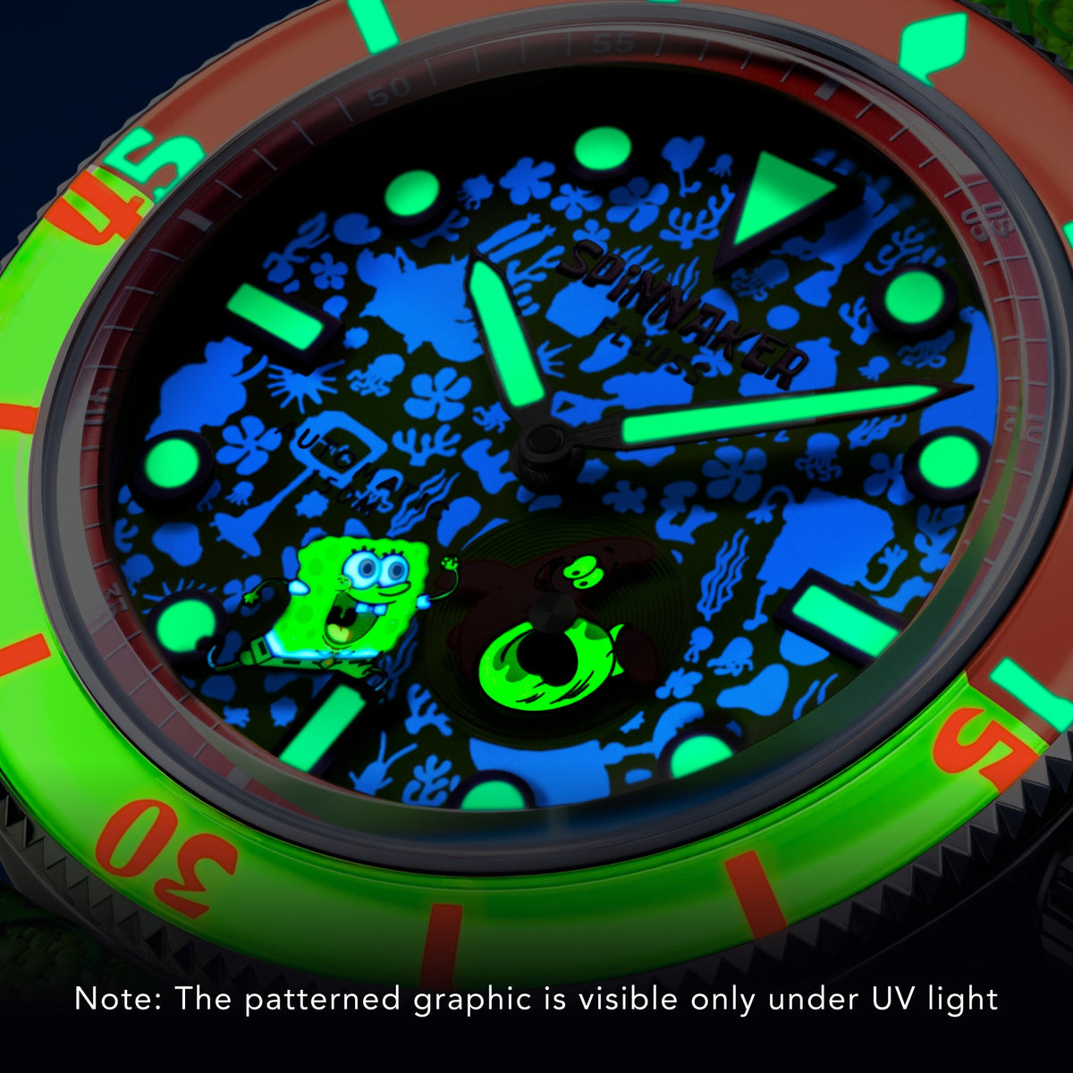 Spinnaker Fleuss Automatic SpongeBob SquarePants Shell Mates – Patrick Green (Limited Edition) – image 6