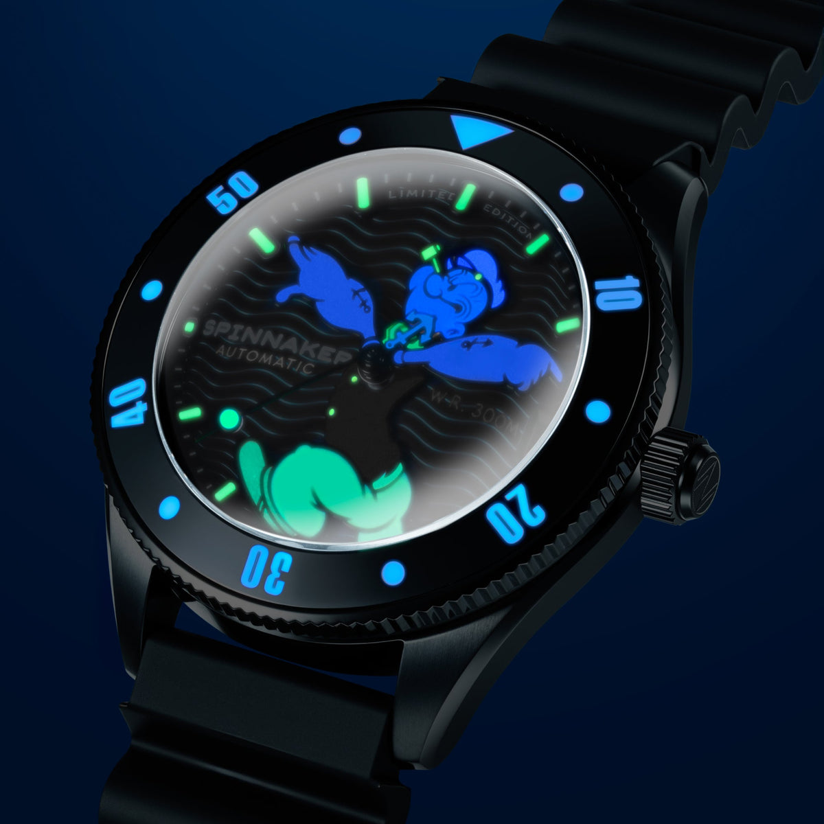 Spinnaker Challenger Automatic Popeye Anchor Arms – Midnight Mast (Limited Edition) – image 6