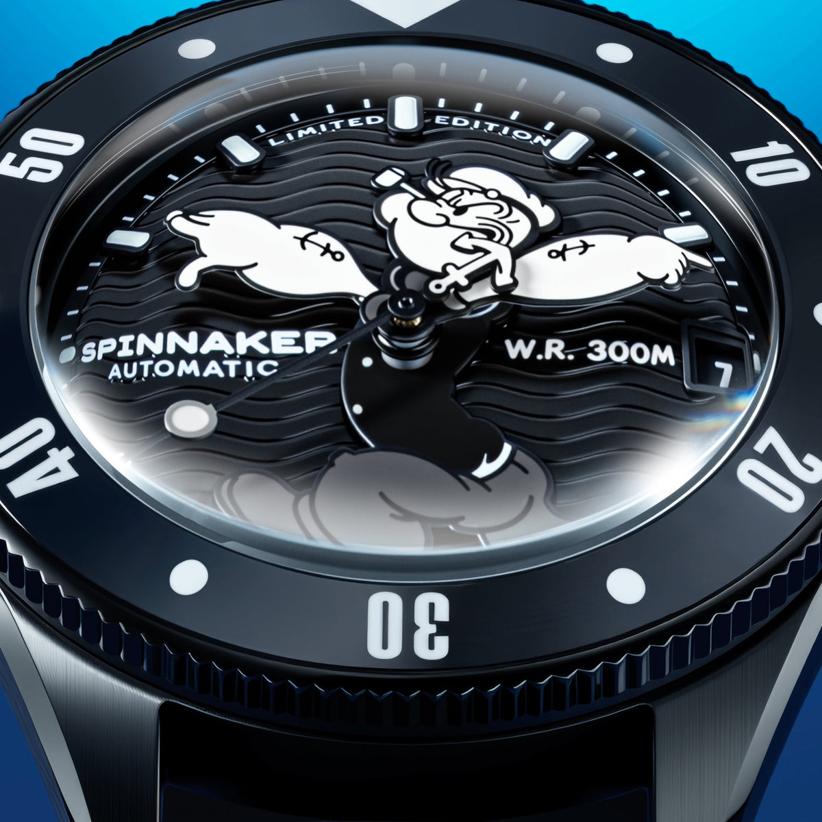 Spinnaker Challenger Automatic Popeye Anchor Arms – Midnight Mast (Limited Edition) – image 5