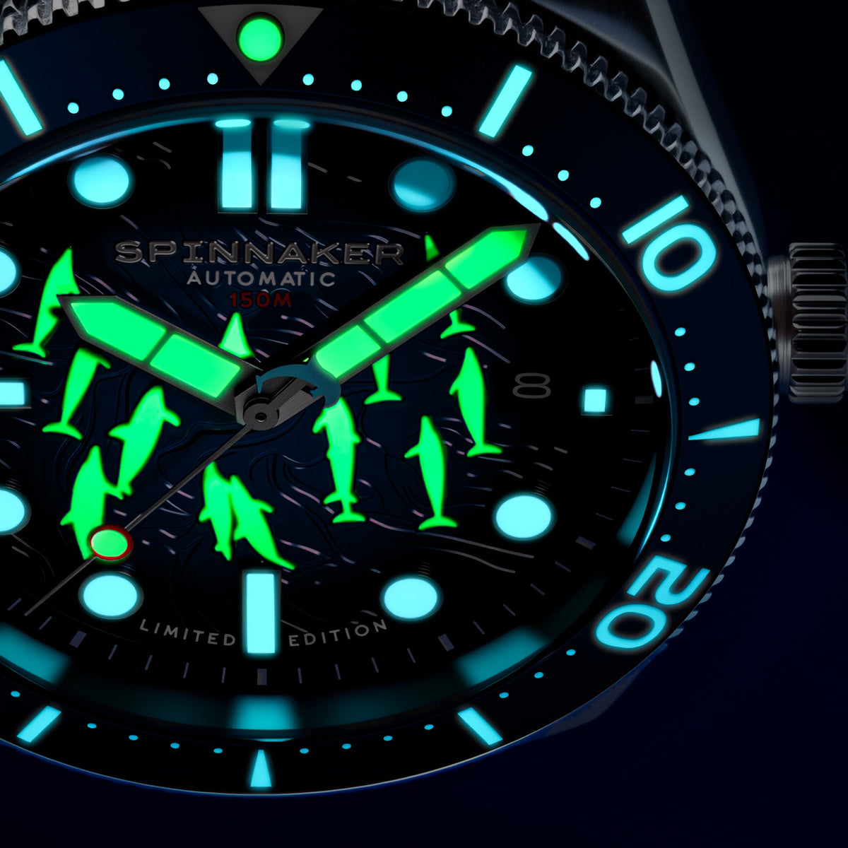 Spinnaker Croft Mid-Size Automatic – Aqua Play (Limited Edition) – image 6