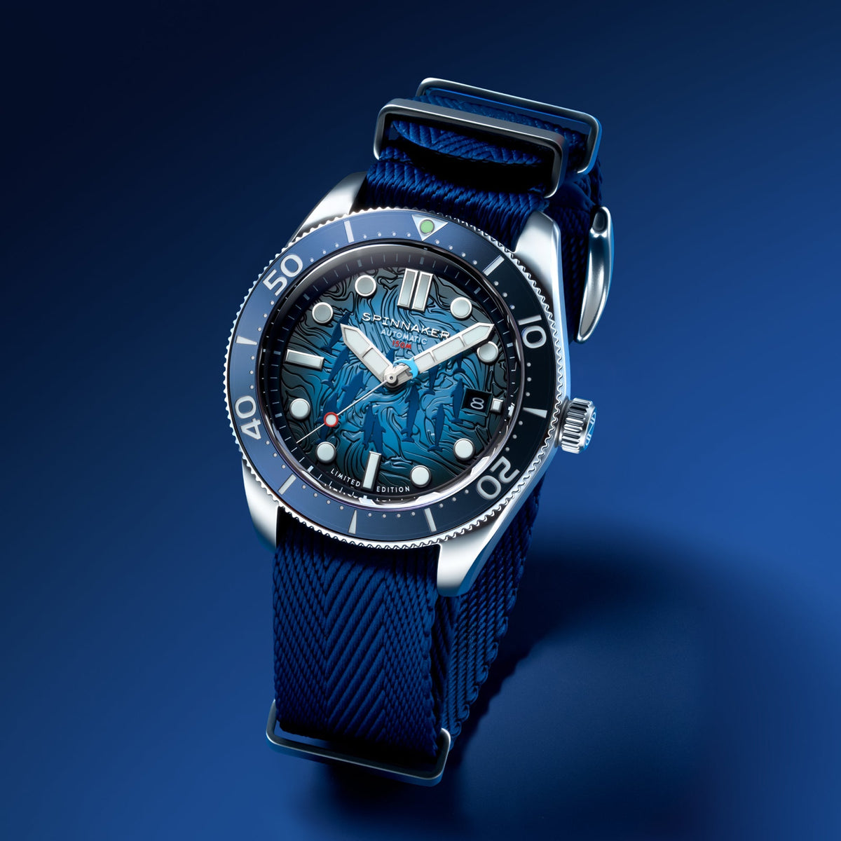 Spinnaker Croft Mid-Size Automatic – Aqua Play (Limited Edition) – image 4