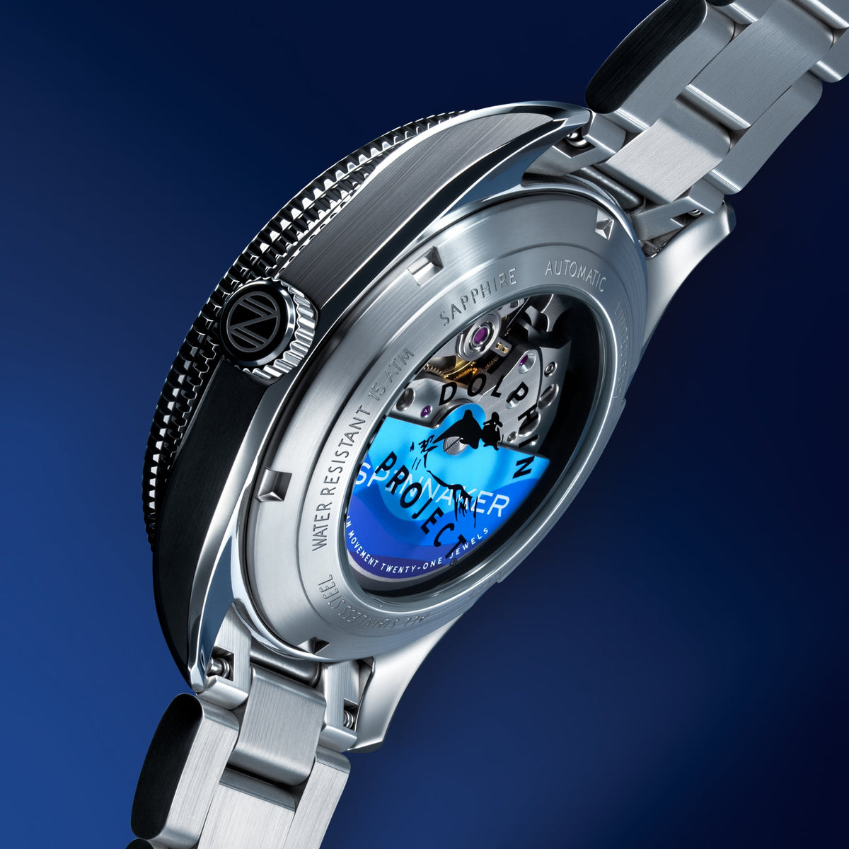 Spinnaker Croft Mid-Size Automatic – Aqua Play (Limited Edition) – image 8