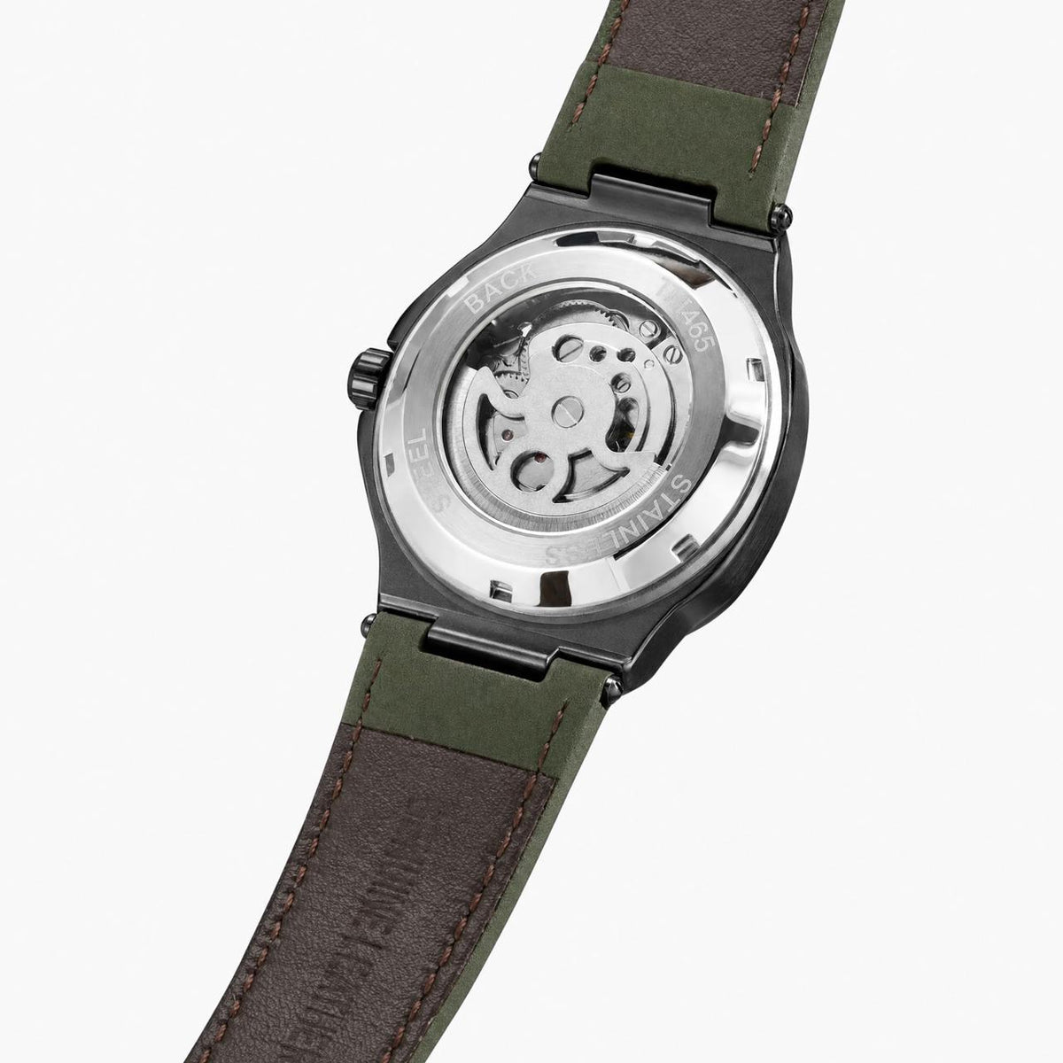 FYNTHER Lunar Skeleton Watch – Black / Green