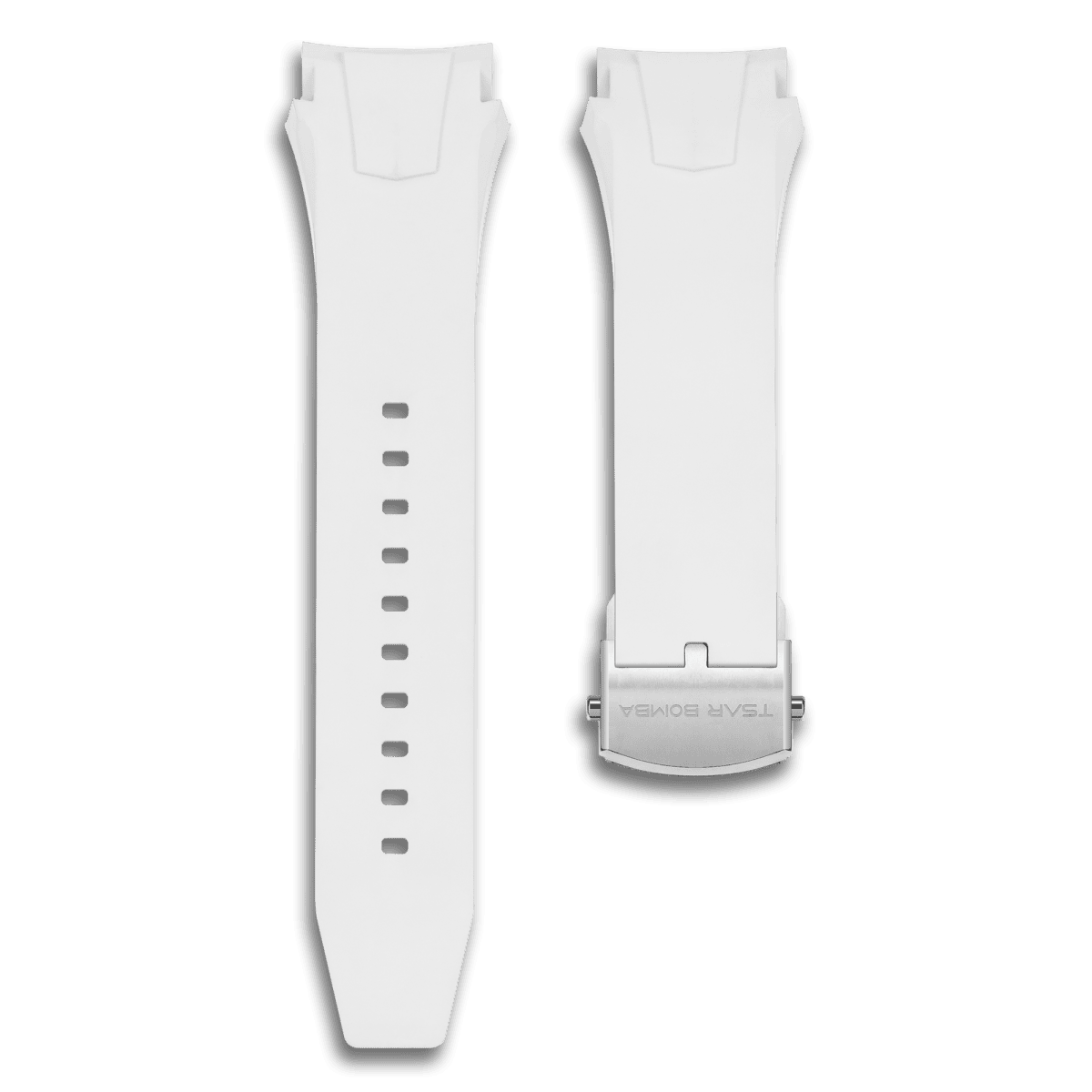 FYNTHER Chronic Strap – Dark Matter · White, Deployant Clasp