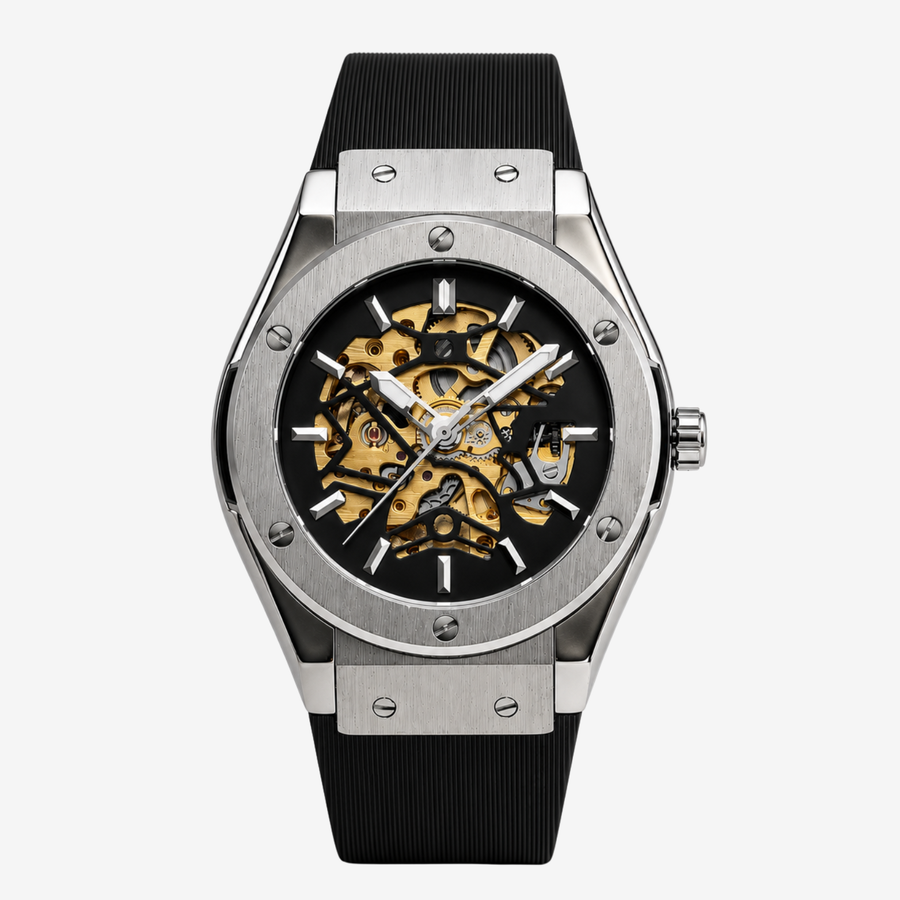 AXEL Elite Skeleton Watch – Silver – image 1