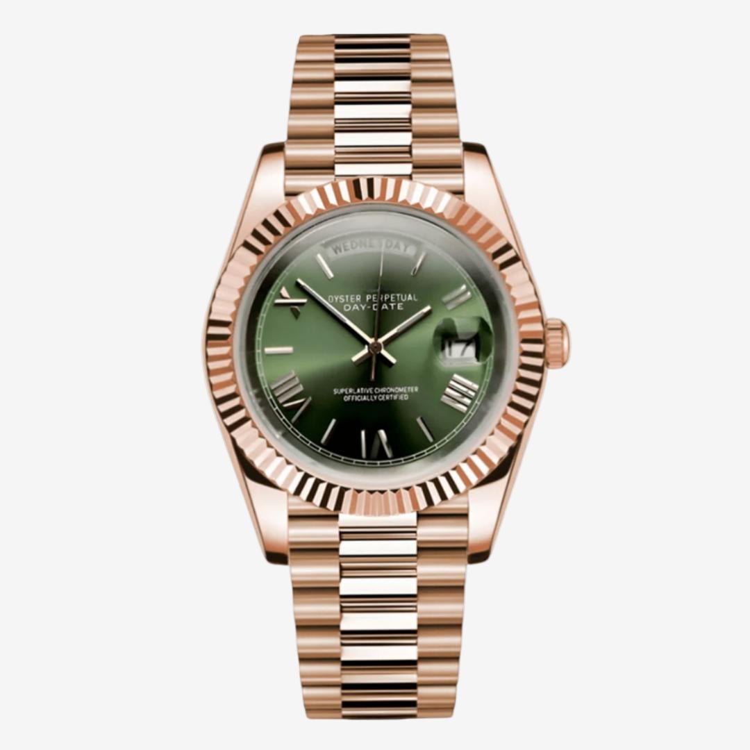 FYNTHER Oyster EDITION PRESIDENTIAL ROSE EMERALD MOD