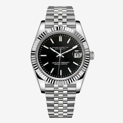 FYNTHER Datejust EDITION CLASSIC BLACK MIDNIGHT JUBILEE MOD