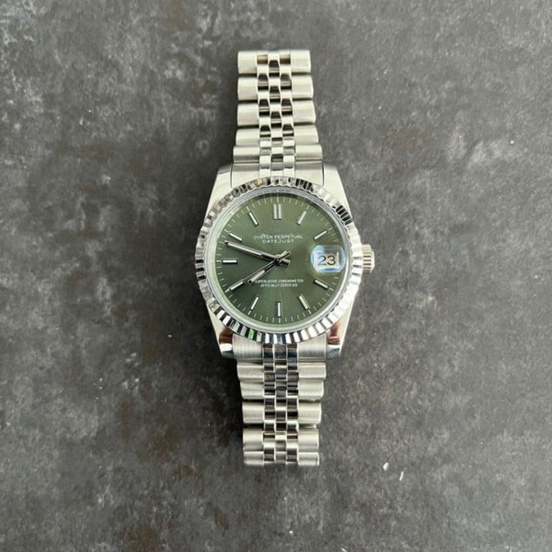 FYNTHER Datejust EDITION CLASSIC MINTGRÜN JUBILEE MOD