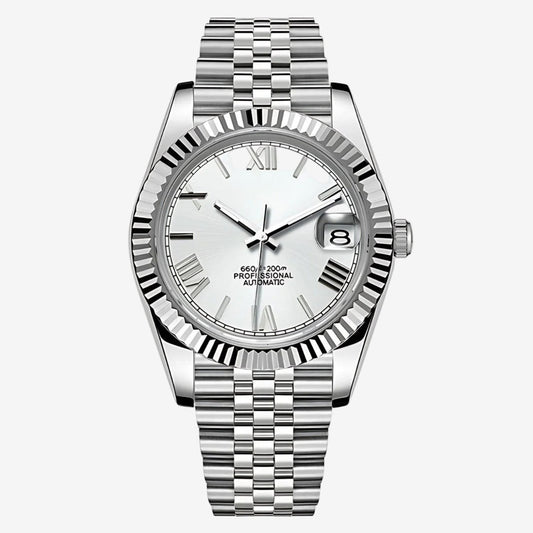 FYNTHER Datejust EDITION ROMAN CHROME JUBILEE MOD