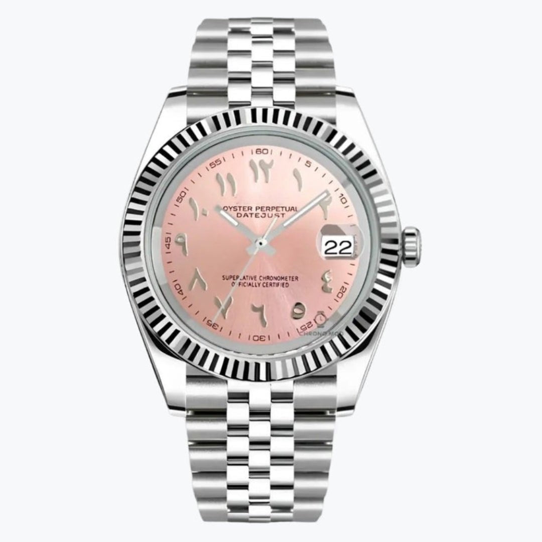 FYNTHER Datejust EDITION SILVER ARABIC CANDY JUBILEE MOD