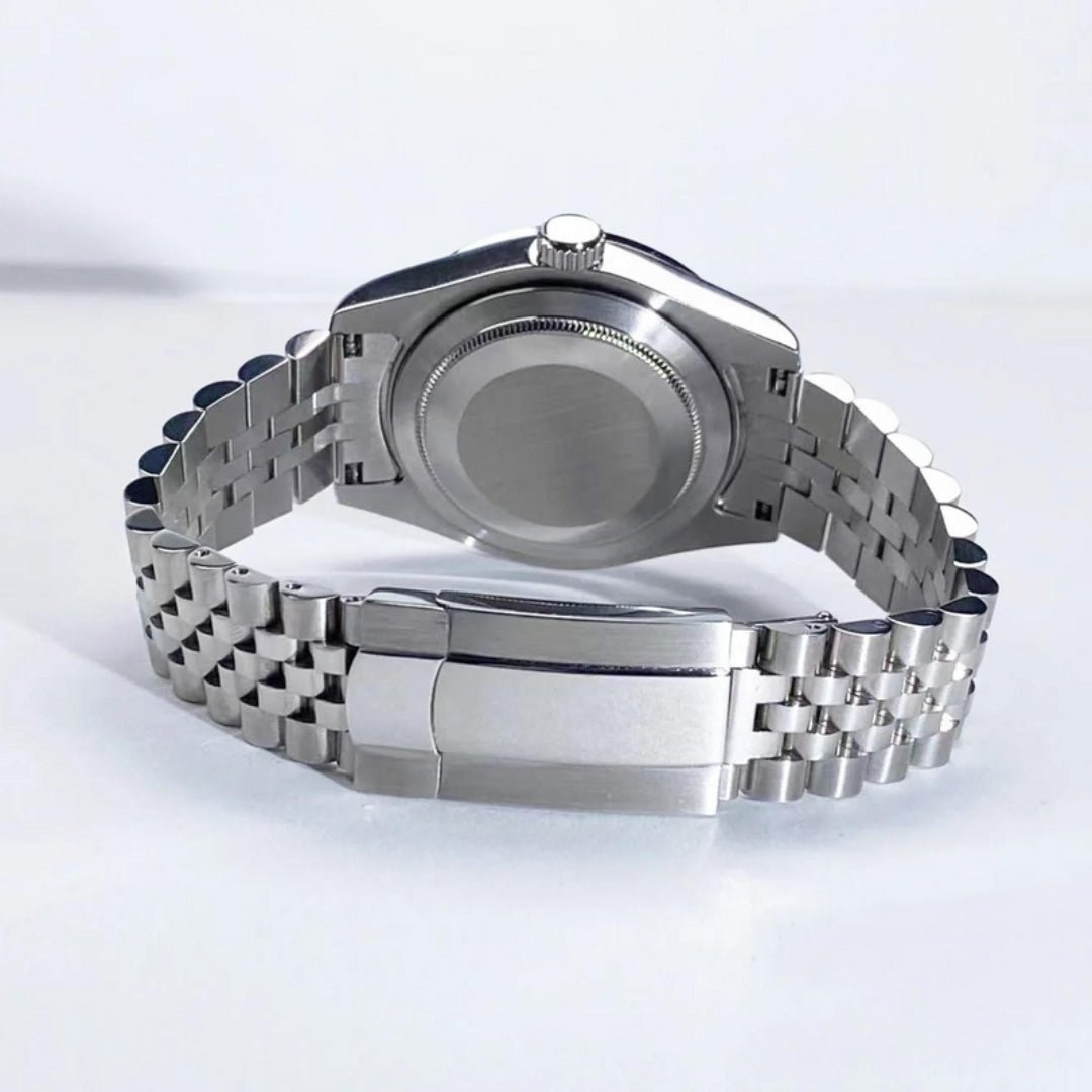 FYNTHER Datejust EDITION SILVER ARABIC ICE BLUE JUBILEE MOD