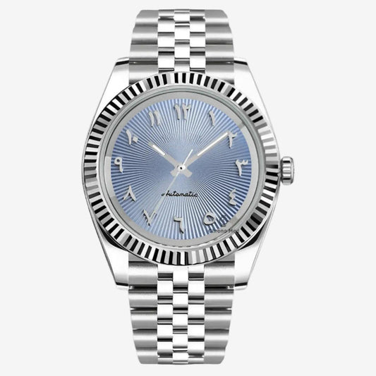 FYNTHER Datejust EDITION SILVER ARABIC ICE JUBILEE MOD