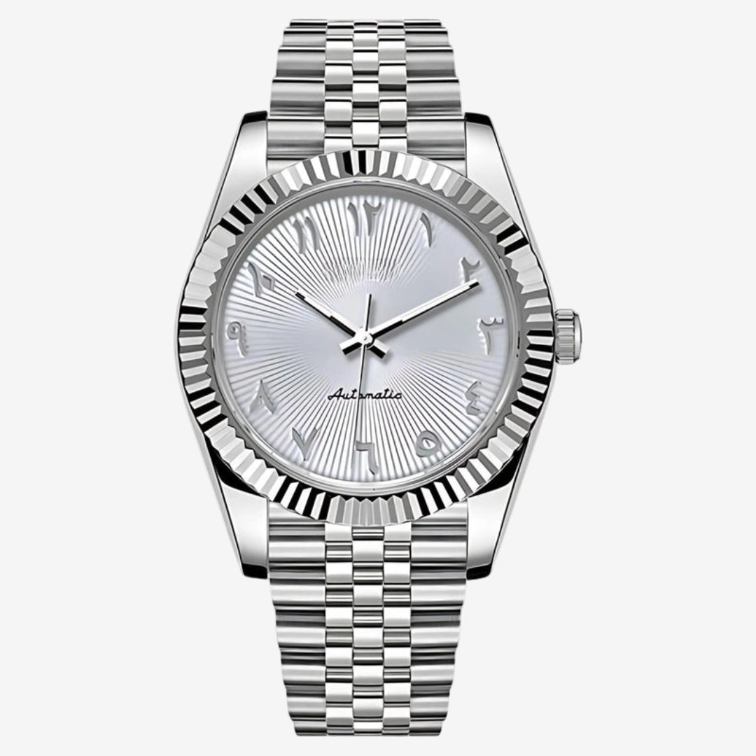 FYNTHER Datejust EDITION SILVER ARABIC OFF-WHITE MOD