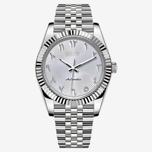 FYNTHER Datejust EDITION SILVER ARABIC OFF-WHITE MOD