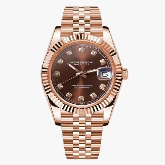 FYNTHER Datejust JUBILEE MOD ROSE COCO EDITION