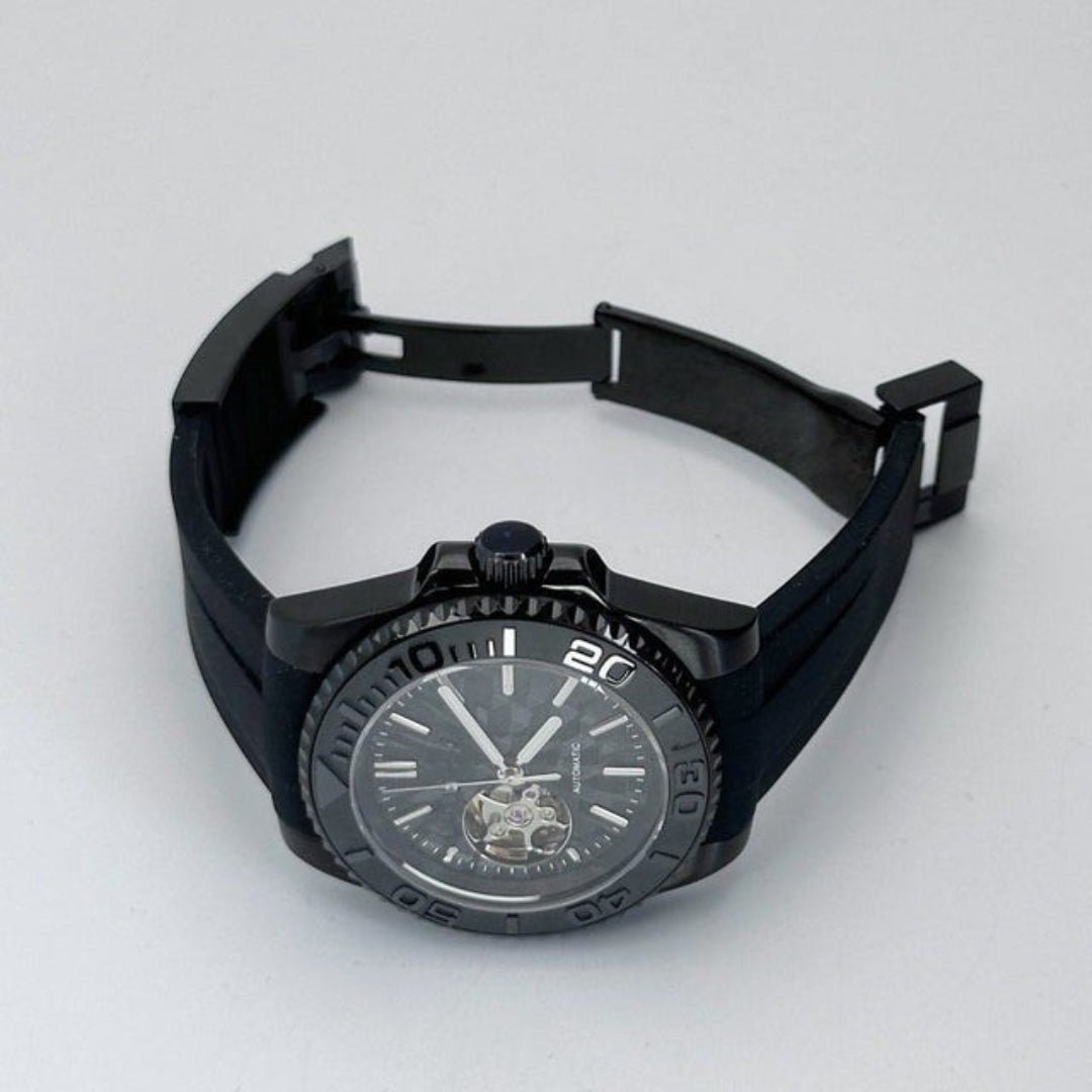 FYNTHER Submariner EDITION OBSIDIAN BLACK-OUT OPEN HEART MOD