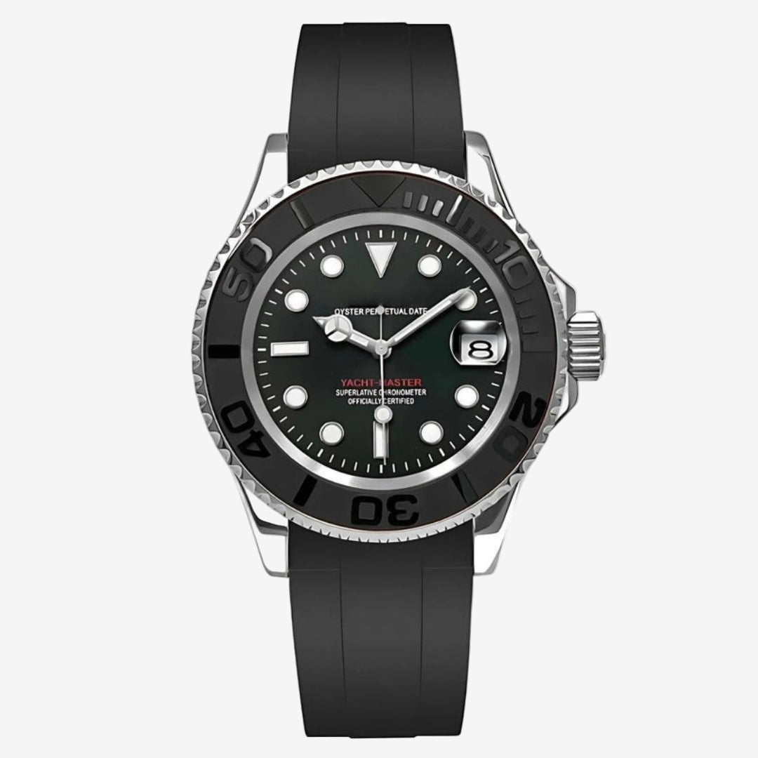FYNTHER Submariner EDITION YACHT MASTER BLACK CERAMIC MOD
