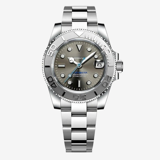 FYNTHER Submariner EDITION YACHT MASTER PLATINUM SILVER MOD