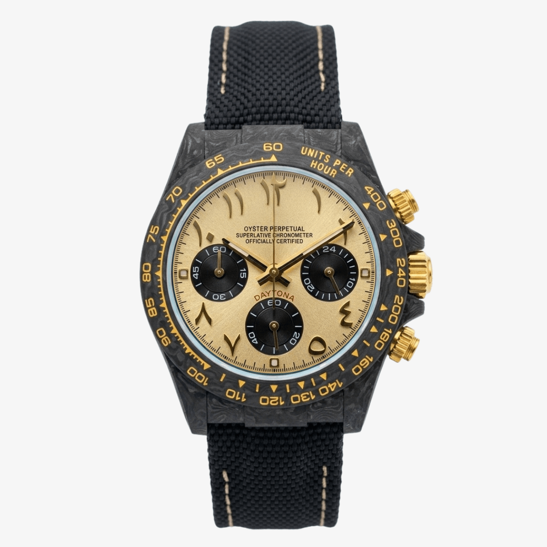 FYNTHER Daytona ARABIC CHRONOGRAPH MOD FORGED CARBON EDITION