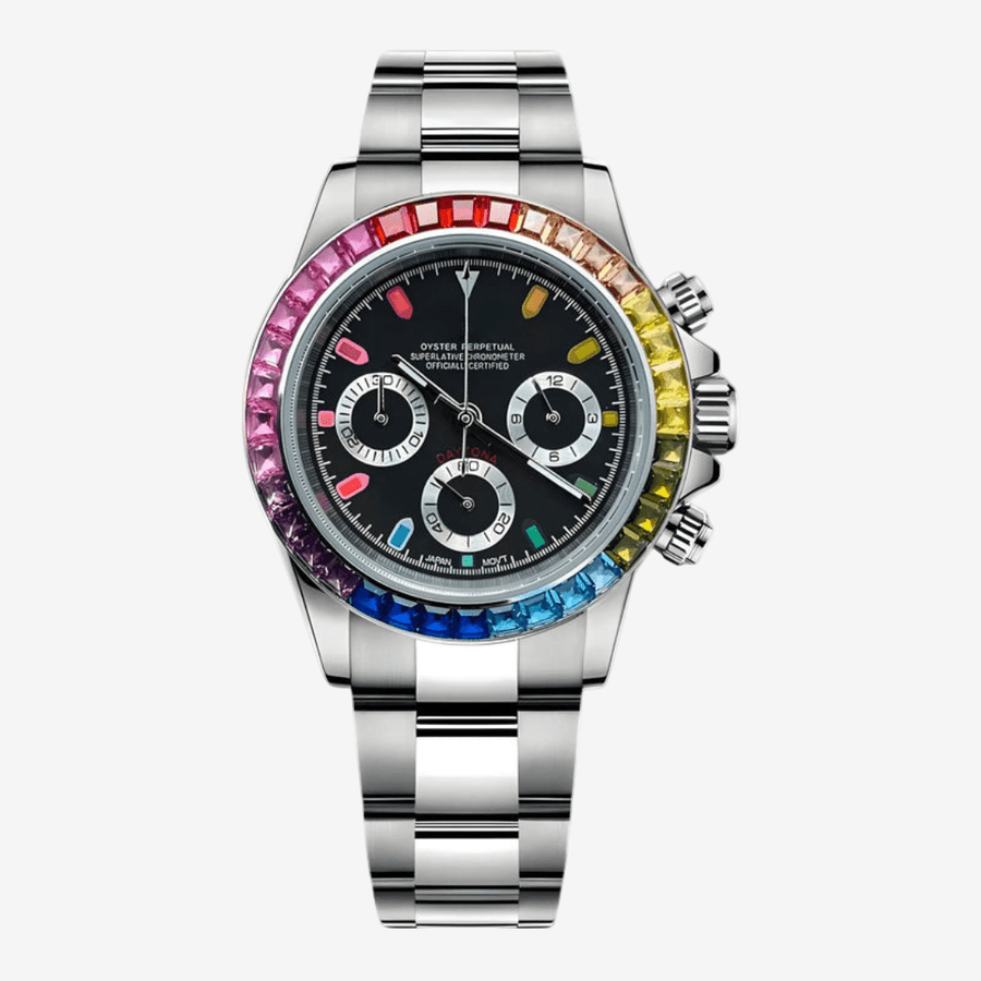 FYNTHER Daytona CHRONOGRAPH EDITION DIAMOND RAINBOW MOD