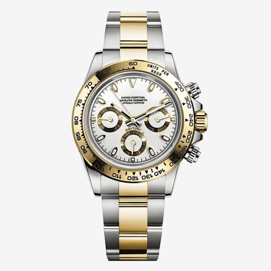 FYNTHER Daytona CRONÓGRAFO EDICIÓN GOLD TWO-TONE PANDA MOD