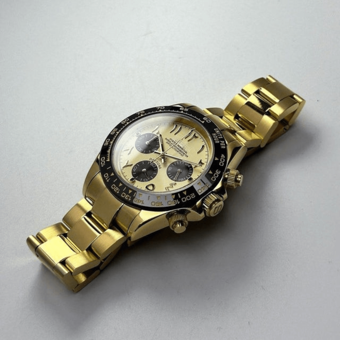 FYNTHER Daytona CHRONOGRAPH EDITION GOLDEN EAGLE ARABIC MOD