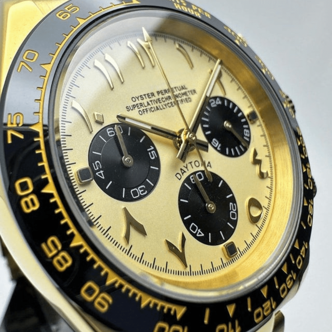 FYNTHER Daytona CHRONOGRAPH EDITION GOLDEN EAGLE ARABIC MOD