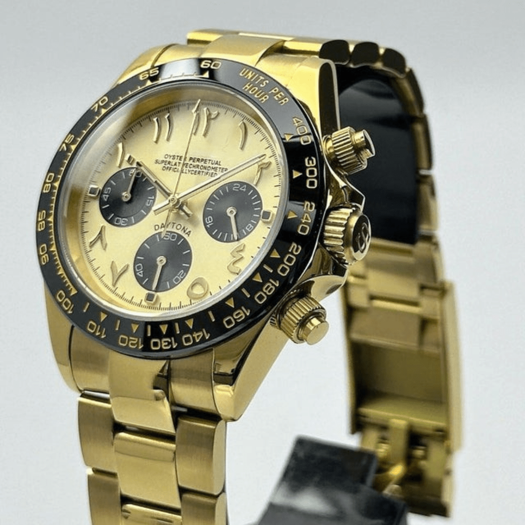 FYNTHER Daytona CHRONOGRAPH EDITION GOLDEN EAGLE ARABIC MOD