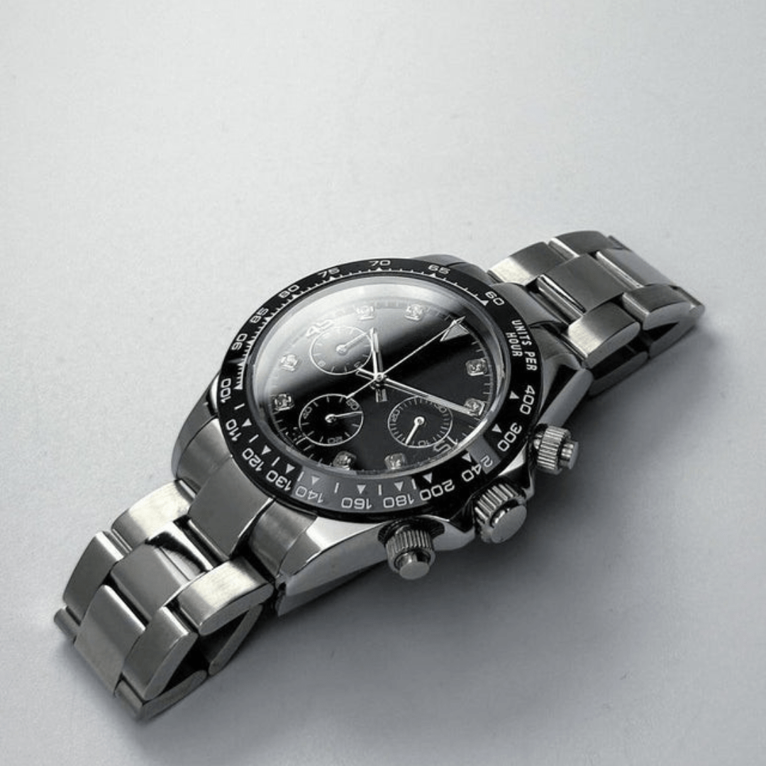 FYNTHER Daytona CRONÓGRAFO EDICIÓN OBSIDIAN DIAMOND MOD
