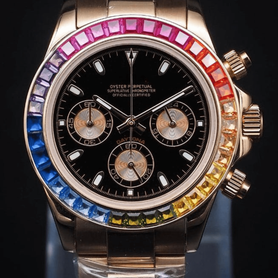 FYNTHER Daytona CHRONOGRAPH EDITION ROSE RAINBOW MOD