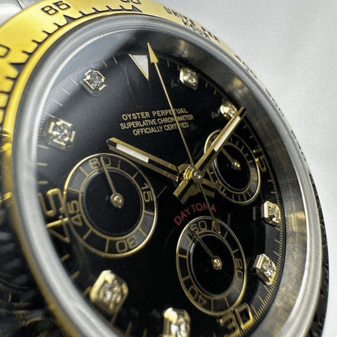 FYNTHER Daytona CHRONOGRAPH EDITION ZWEIFARBIGER DIAMANT-MOD