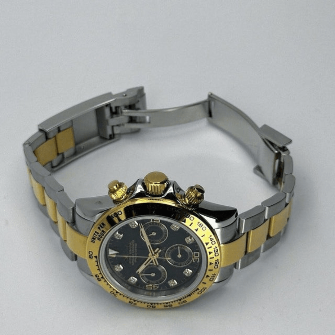 FYNTHER Daytona CHRONOGRAPH EDITION ZWEIFARBIGER DIAMANT-MOD