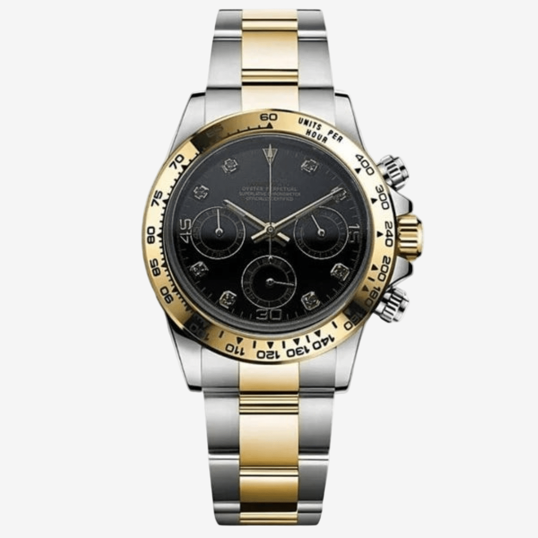 FYNTHER Daytona CHRONOGRAPH EDITION ZWEIFARBIGER DIAMANT-MOD