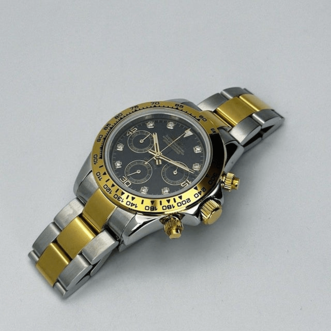 FYNTHER Daytona CHRONOGRAPH EDITION ZWEIFARBIGER DIAMANT-MOD