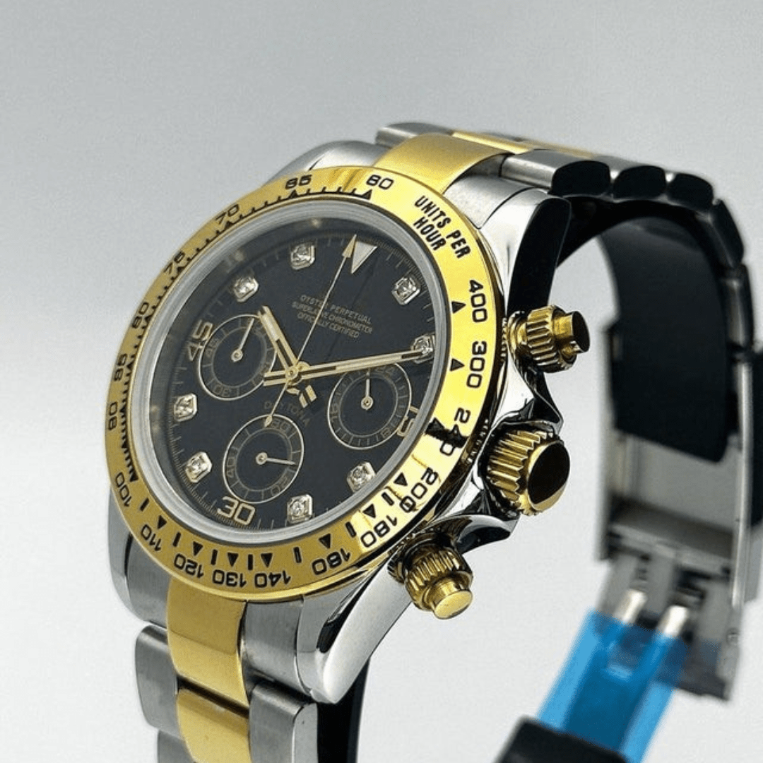 FYNTHER Daytona CHRONOGRAPH EDITION ZWEIFARBIGER DIAMANT-MOD