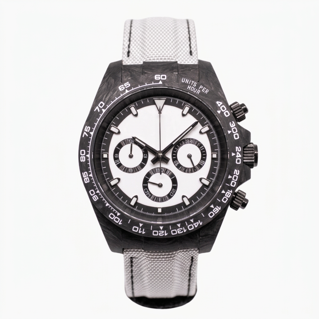 FYNTHER Daytona CHRONOGRAPH MOD FORGED CARBON PANDA EDITION