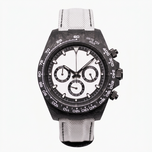 FYNTHER Daytona CHRONOGRAPH MOD FORGED CARBON PANDA EDITION
