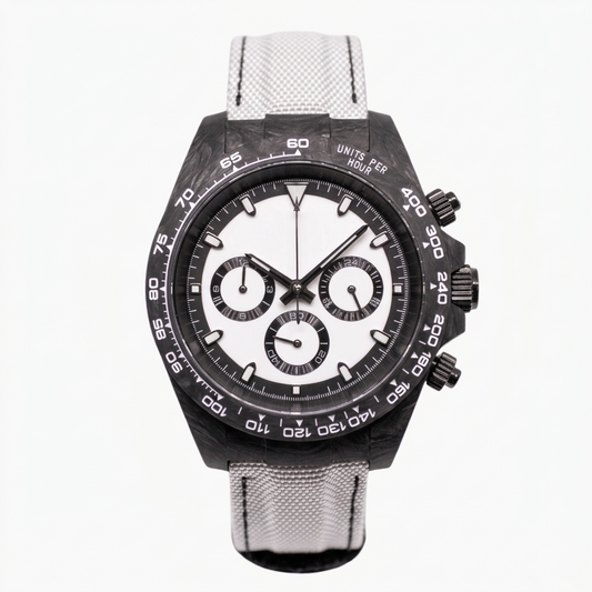FYNTHER Daytona CRONÓGRAFO MOD EDICIÓN FORGED CARBON PANDA