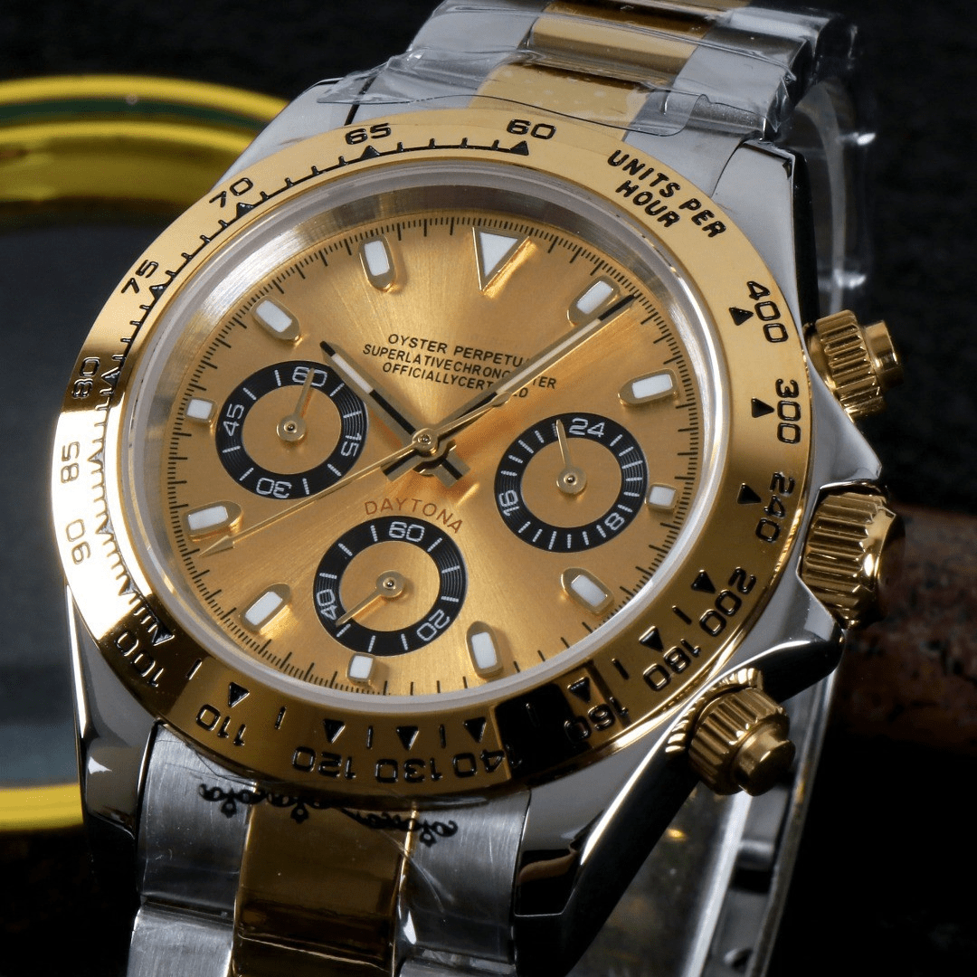 FYNTHER Daytona CHRONOGRAPH MOD IMPERIAL GOLD EDITION