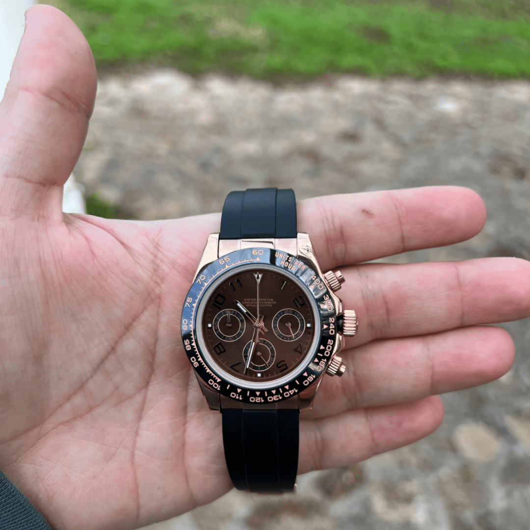 FYNTHER Daytona CHRONOGRAPH MOD MOCHA ROSE EDITION