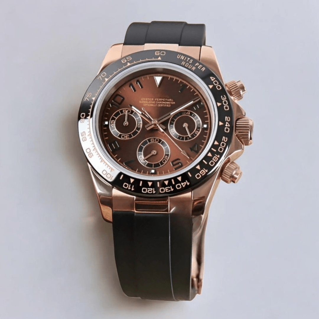 FYNTHER Daytona CHRONOGRAPH MOD MOCHA ROSE EDITION