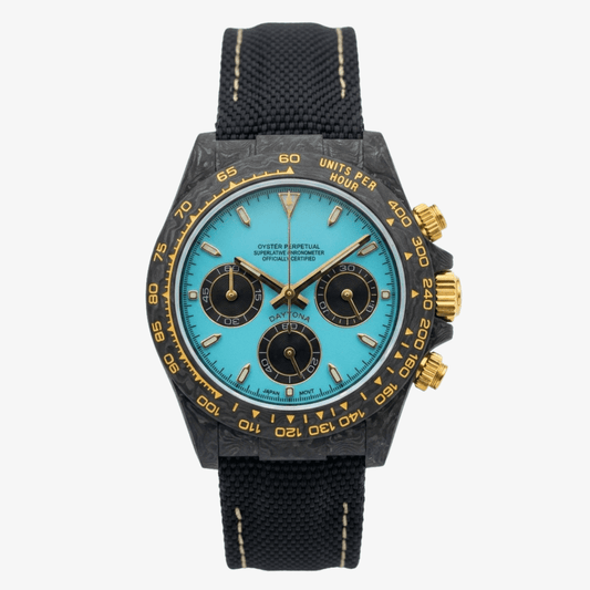 FYNTHER Daytona FORGED CARBON CRONÓGRAFO MOD EDICIÓN TIFFANY