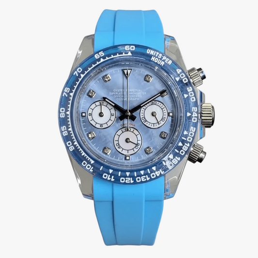 FYNTHER Daytona EDICIÓN ESPECIAL TRANSLUCENT DIAMOND COSMOGRAPH MOD