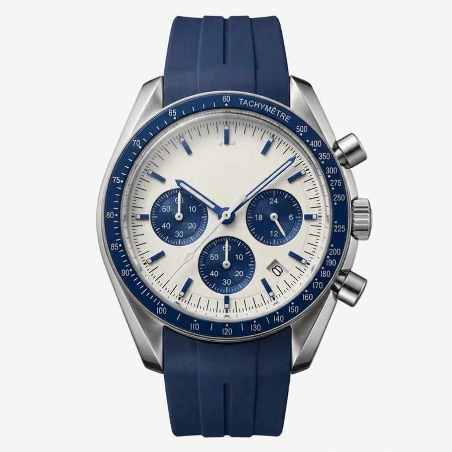 FYNTHER Speedmaster CHRONOGRAPH MOD AZURE STORM EDITION