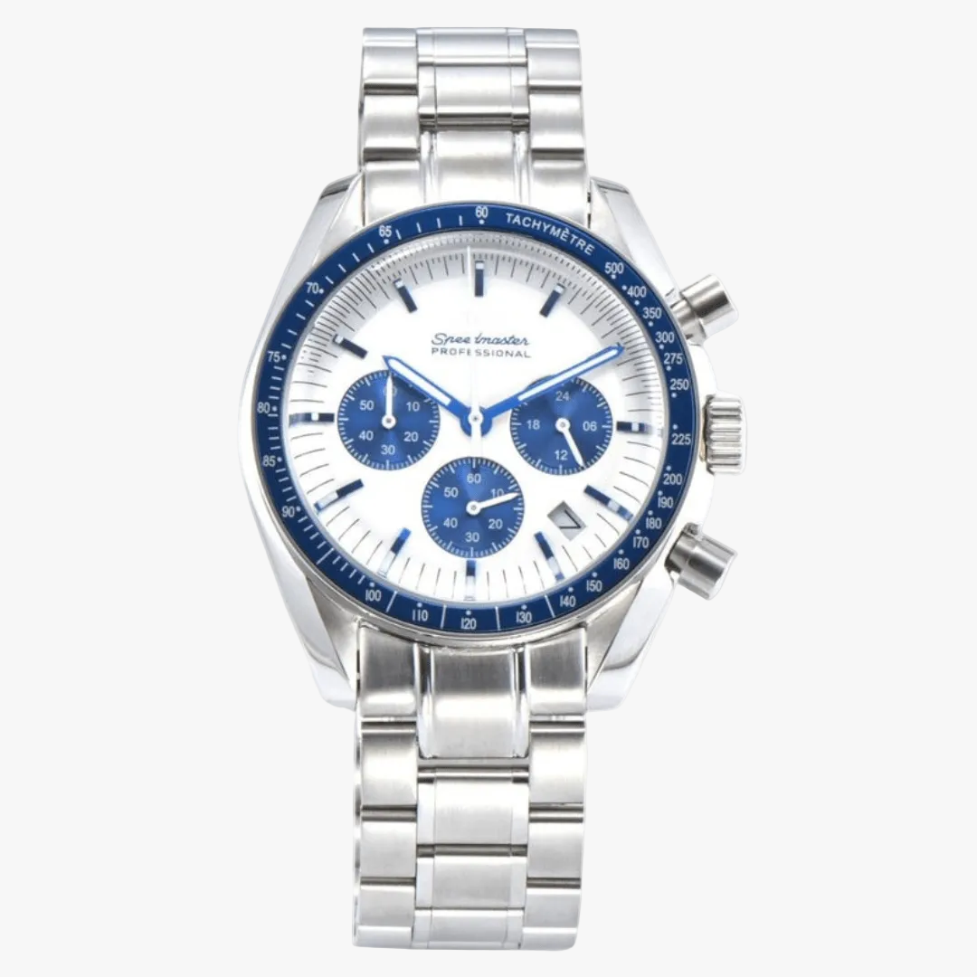 FYNTHER Speedmaster CHRONOGRAPH MOD ELECTRIC BLUE EDITION