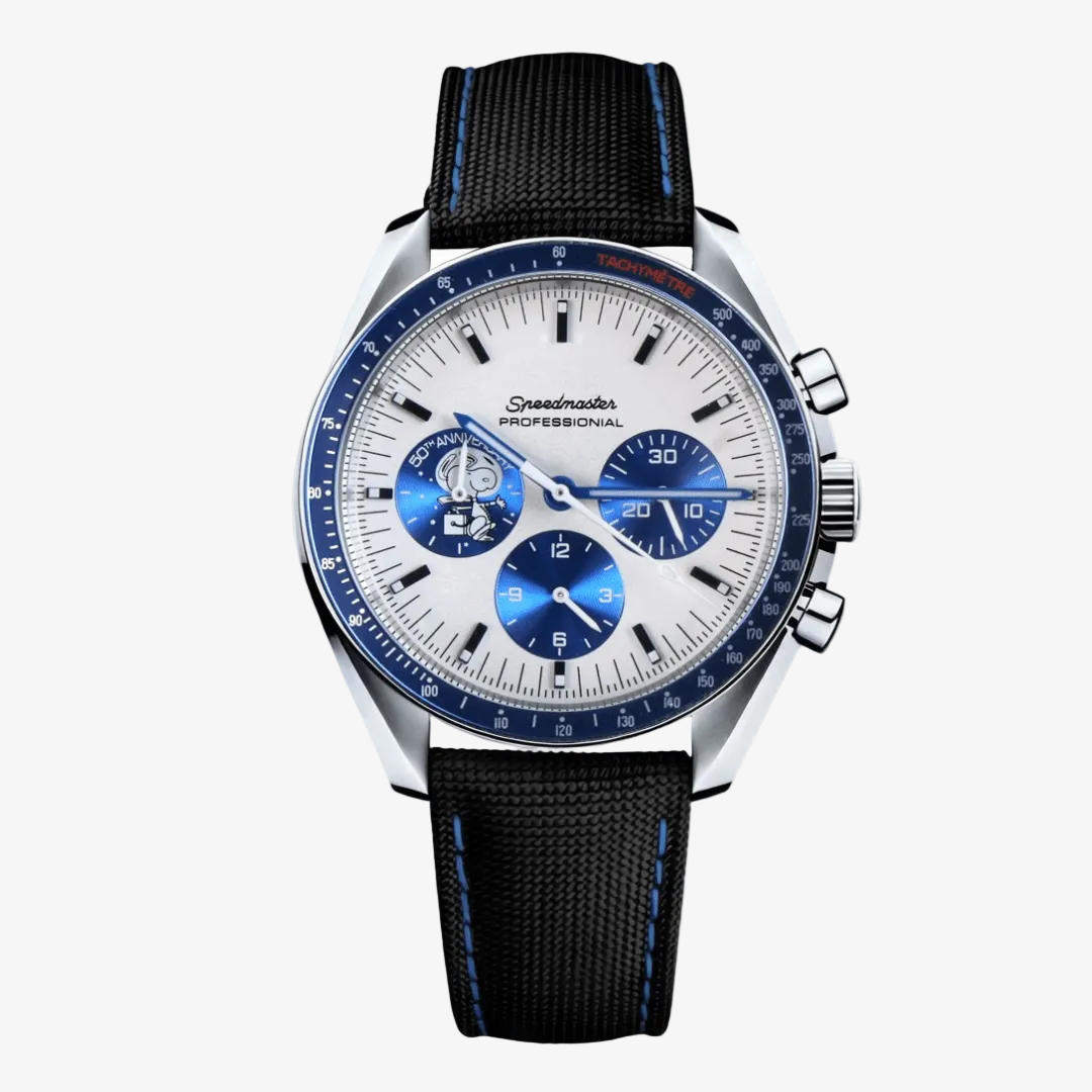FYNTHER Speedmaster CRONÓGRAFO MOD EDICIÓN SNOOPY