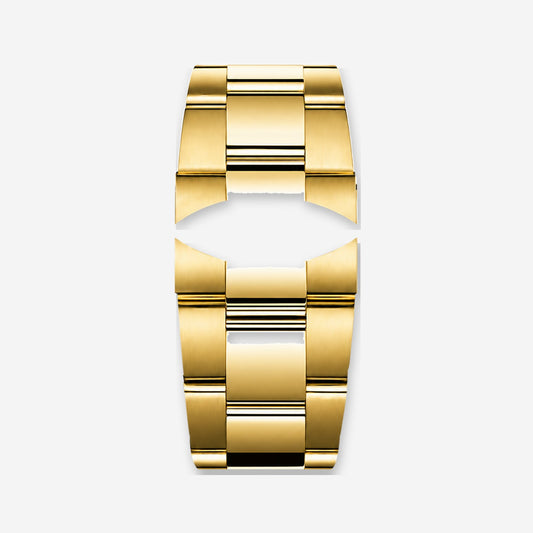 Brazalete de acero tono oro cepillado | Classic