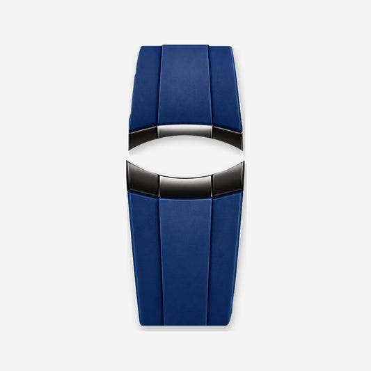 🎁 Daytona Strap – Blue Rubber · Black (100% off)